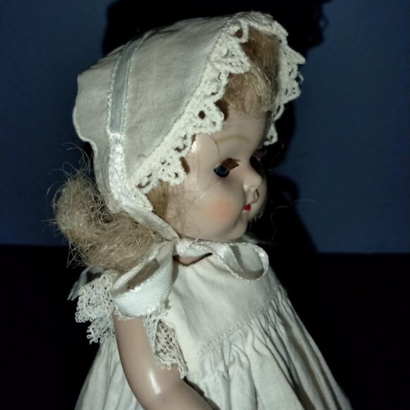 Ginny Doll, 1950s Straight Leg Walker, Stamped on Back - Picture 3 of 13